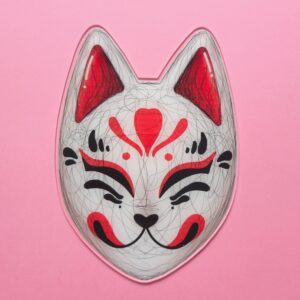 Placa de Acrílico Kitsune