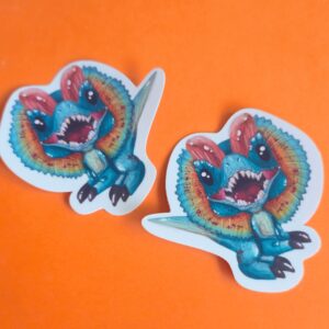 Adesivo Holográfico Dilofossauro