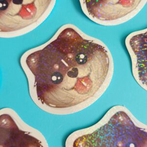 Adesivo Holográfico Spitz Chocolate