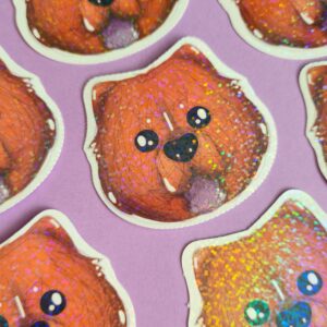 Adesivo Holográfico ChowChow