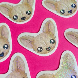 Adesivo Holográfico Chihuahua