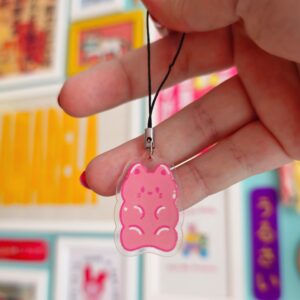 Pingente Gatinho Bala de Goma