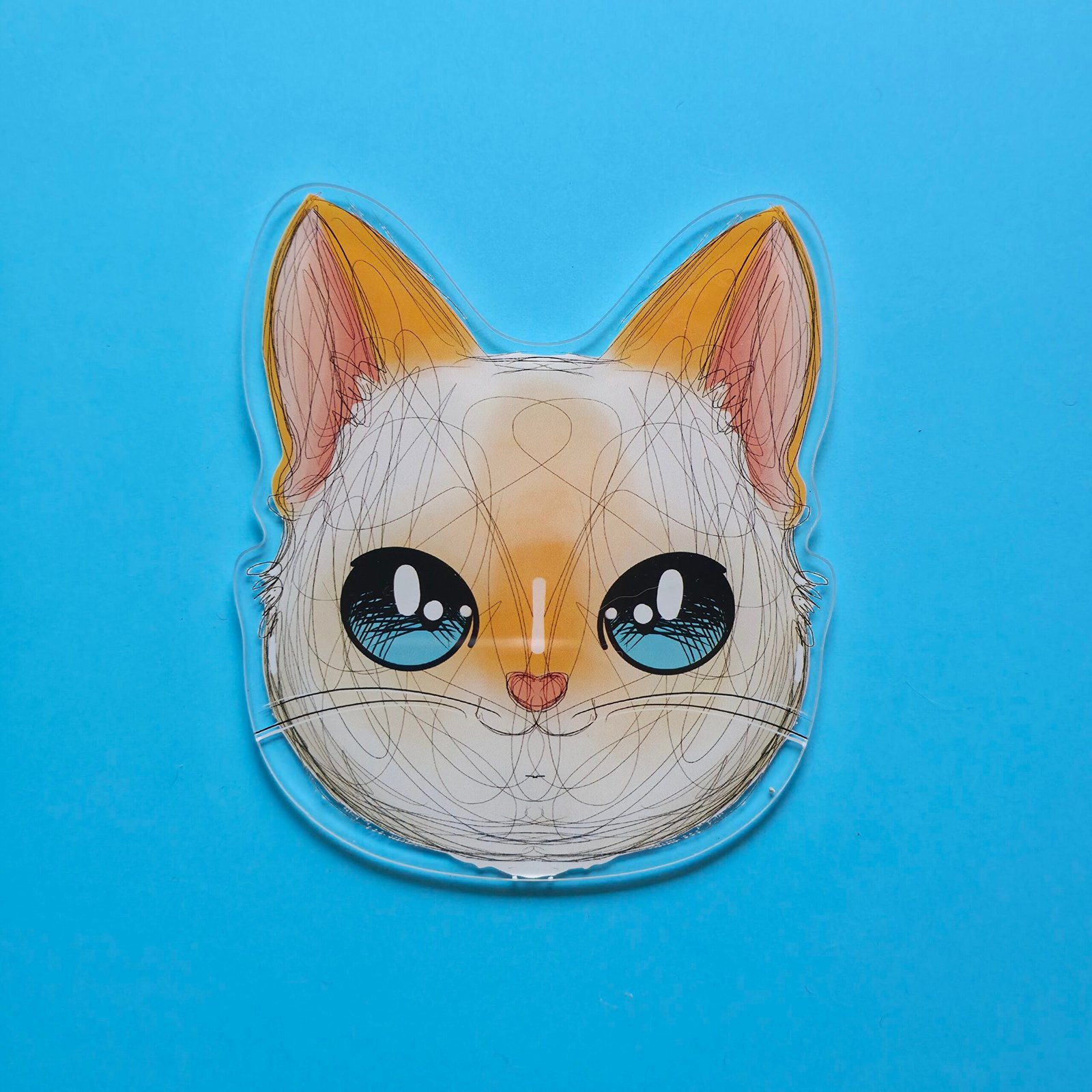Placa de Acrílico Gatinho Red Point